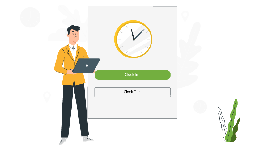 Clock in/out and lone working app