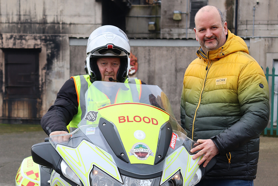 Blood Bikes uses Work Wallet