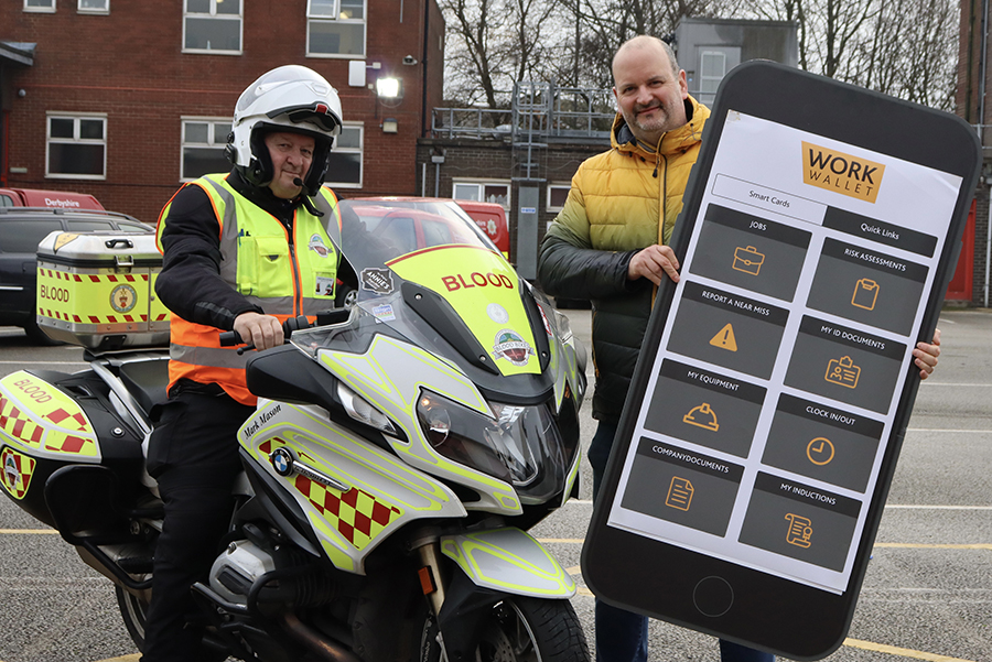 Work Wallet is in partnership with Blood Bikes
