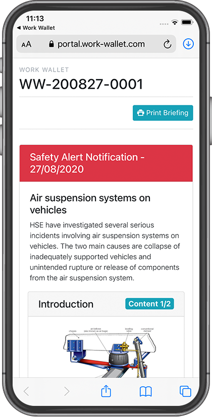 Safety Briefings App