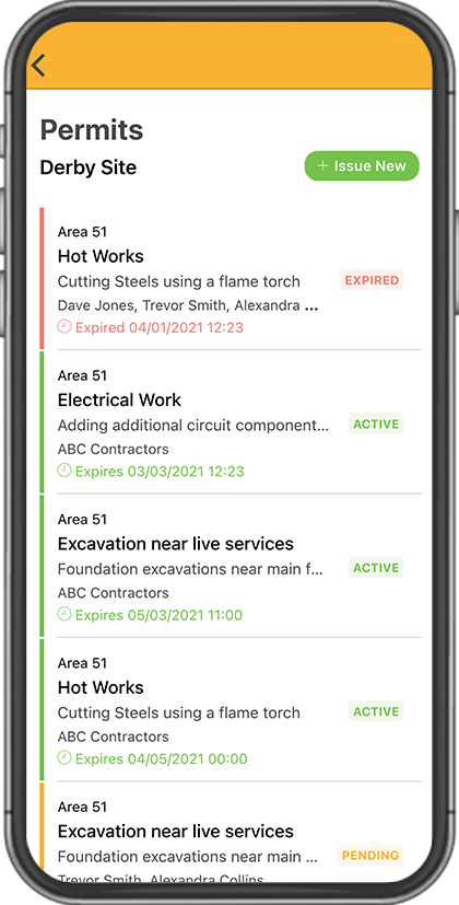 Permit to Work App