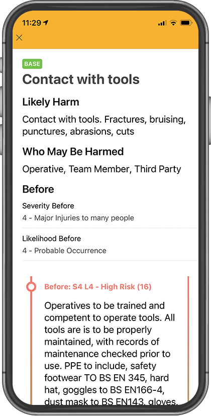 Risk Assessment App