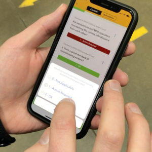 Used by Warehouse and distribution businesses Health and Safety App