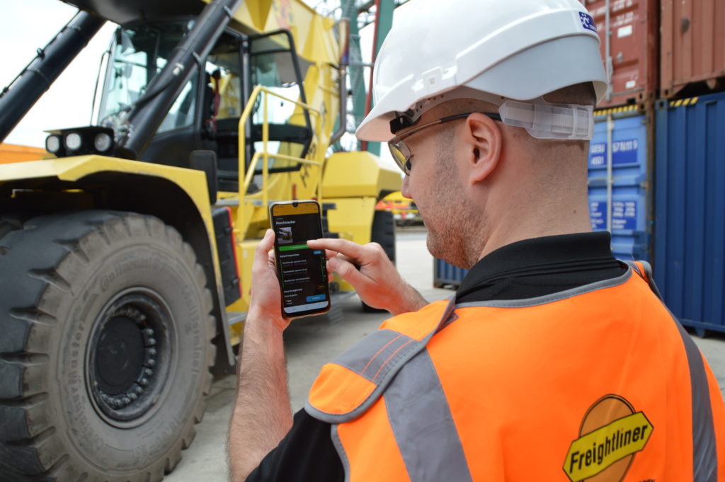 freightliner asset management softwareinspection of reachstacker machinery