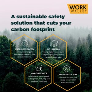 Paperless sustainability in H&S