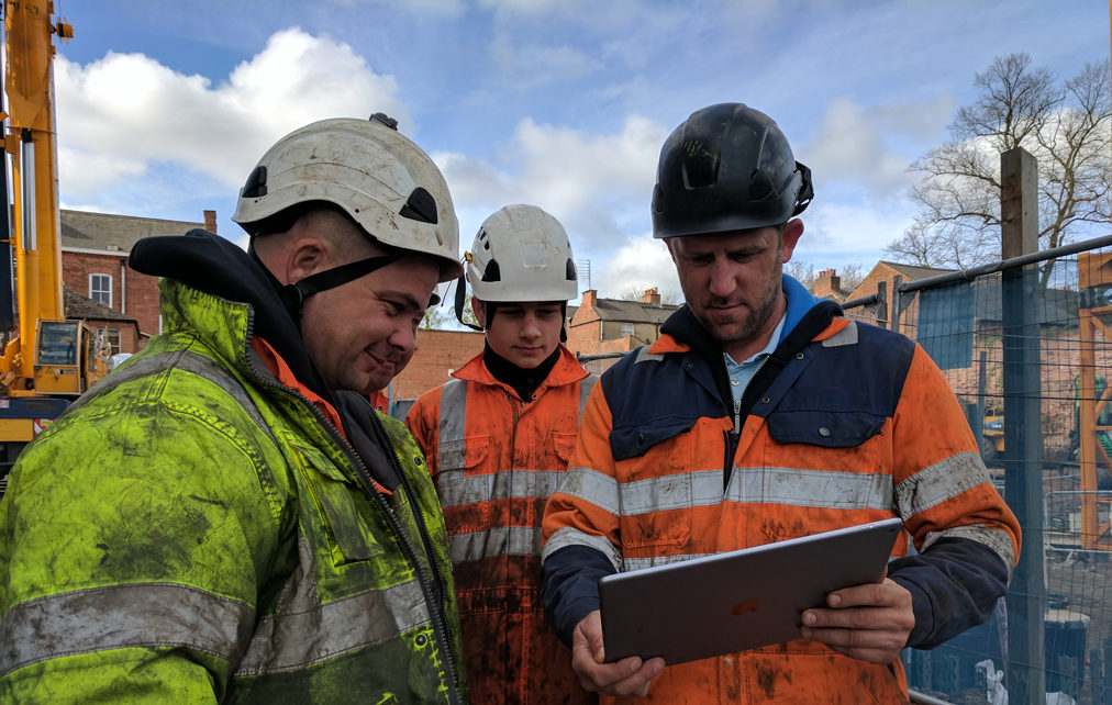 managing contractors on a construction site
