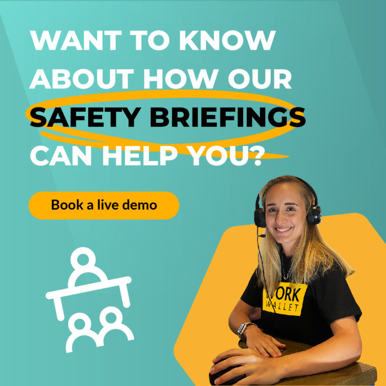 demo link banner safety briefings