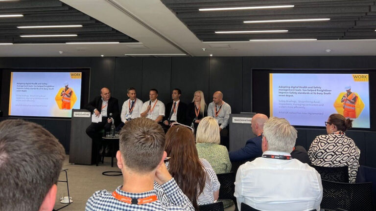 Panel discussion at a safety conference