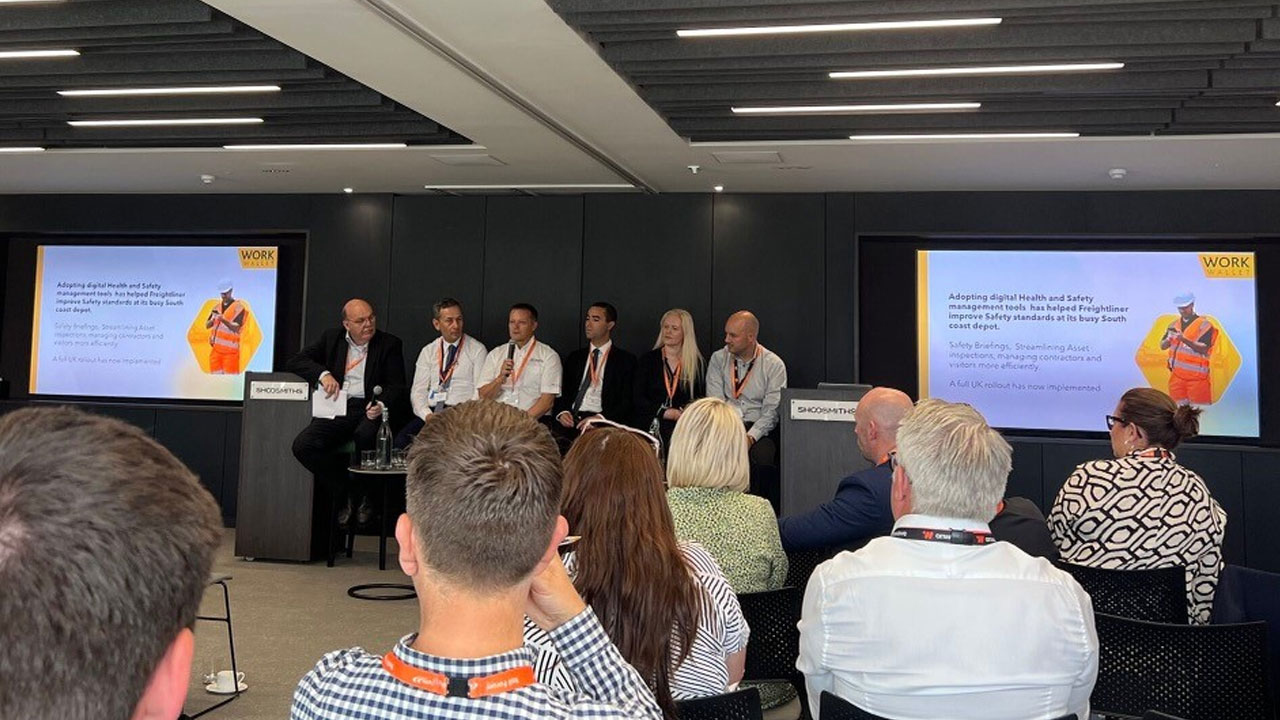 Panel discussion at a safety conference